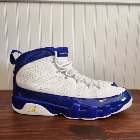 RB PE Kobe Bryant‎ Lakers Men's Size 15 Jordan Retro 9 Pre-owned Great Condition - Picture 1 of 9